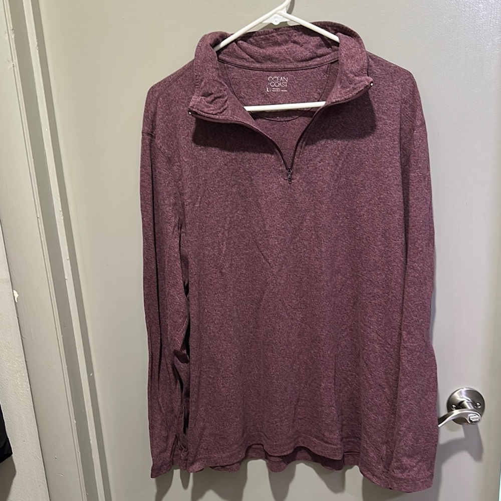Ocean coast quarter zip pullover SZ LG